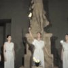 «Colour restoration of the Olympic torch lighting ceremony, during the Greek military Junta (1967)» (στιγμιότυπο), 2016–18, Φιλμ 16 mm μεταφερμένο σε ψηφιακό βίντεο, επιχρωματισμός στο χέρι και ψηφιακό animation, έγχρωμο, χωρίς ήχο, 2’ 9” σε λούπα